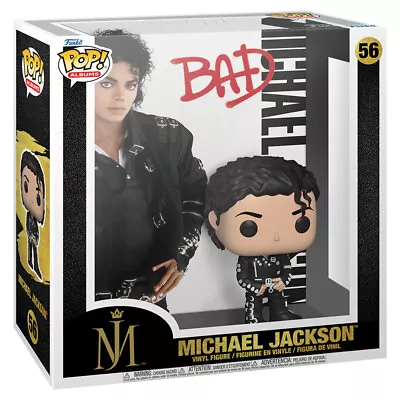 Buy Funko Michael Jackson Bad Pop Album Cover Vinyl Figure Collectable No.56 • 26.99£