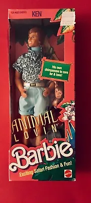 Buy 1988 Barbie Animal Lovin' Ken Doll Nrfb • 299.77£