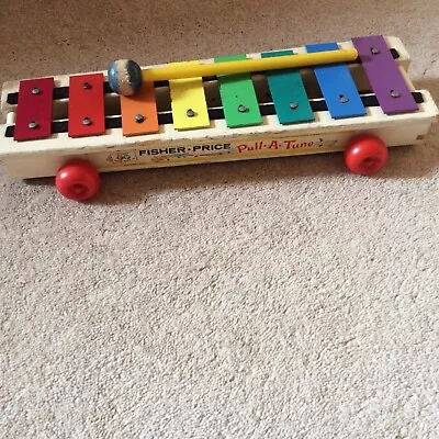 Buy Fisher Price Wooden Xylophone 1970’s • 20£