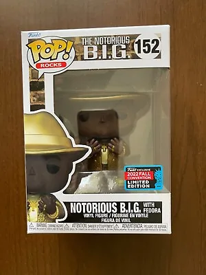 Buy Funko Pop Rocks The Notorious B.I.G. Fedora Gold 2022 Fall Conv 152 AVAILABLE • 27.46£
