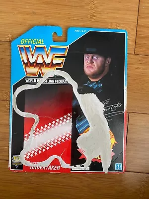 Buy Wwe The Undertaker Hasbro Wrestling Action Figure Backing Card Wwf Series 4 • 8.99£
