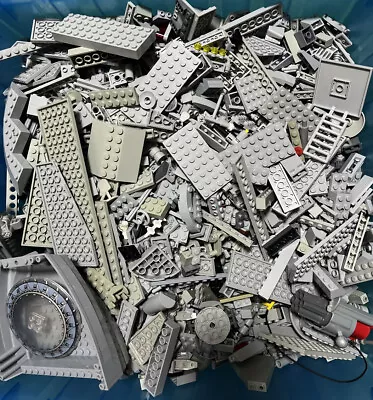 Buy LEGO 500g Colour Sorted Grey Bundle Joblot Mixed Bricks Plates Parts & Pieces • 14.99£