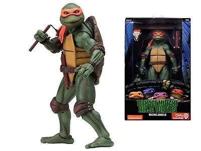 Buy Teenage Mutant Ninja Turtles Movie 1990 Michelangelo Figure 18cm Figure By NECA • 44.23£
