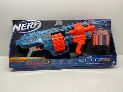 Buy Nerf Elite 2.0 Shockwave RD-15 Blaster With 30 Darts Toy Children #3957 • 17.49£