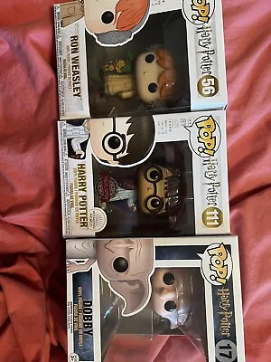 Buy Harry Potter Funko Pop Bundle , Dobby , Ron And Special Edition Harry Potter • 39£