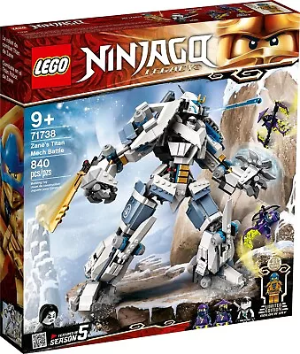 Buy LEGO 71738 Ninjago Zane's Titan Mech Battle - Brand New, Factory Sealed, Retired • 73£