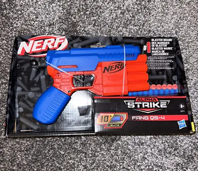 Buy Nerf Alpha Strike Fang QS-4 10 Darts And Dart Gun  • 6.50£