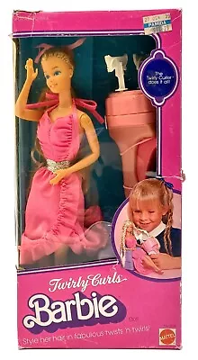 Buy Vintage 1982 Twirly Curls Barbie Doll / Twists N Twirl Hair / Mattel 5579, NrfB • 162.23£