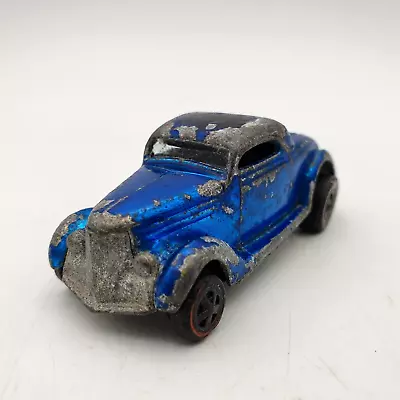 Buy Hot Wheels Redline Classic 1936 Ford Coupe Metallic Blue 1968 Parts Or Restore • 29.99£