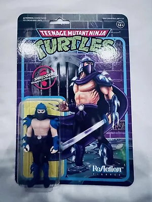 Buy Shredder Teenage Mutant Ninja Turtles TMNT 3 3/4 Inch ReAction Figur Super7 • 2.42£