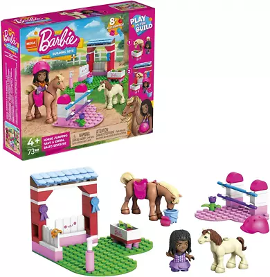 Buy Mega Bloks Barbie Horse Jumping Building Set 73 PCS New Box • 12.30£