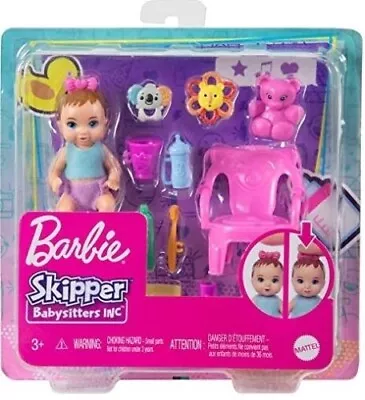 Buy Barbie Skipper Babysitters INC Baby With Chair Brand New • 15.99£