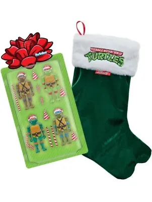 Buy Super7 - TMNT Teenage Mutant Ninja Turtles - ReAction Wave 5 - Holiday Gift Pack • 44.99£