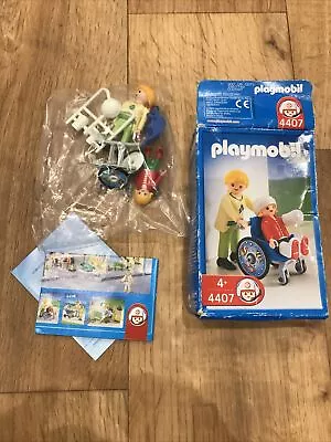 Buy Playmobil Child In Wheelchair With Mum 4407 Rare • 10£