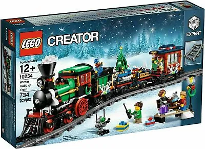 Buy Lego Creator - Winter Holiday Train Christmas Train Years 12+ Pieces 734 Art 10254 • 246.52£
