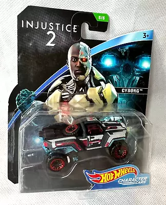 Buy DC Comics Injustice 2 Cyborg Hot Wheels (2017) Character Cars Toy Car (5/5) • 8.95£