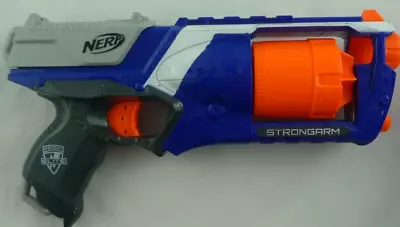 Buy Nerf Strongarm Slide Action Revolver Style Blaster Gun Six Dart Cylinder (173) • 11.99£