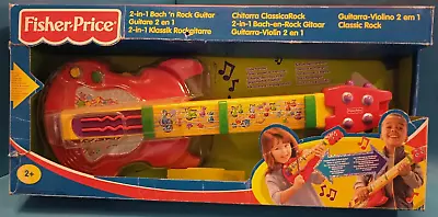 Buy Fisher Price Electric Rock 2 In 1 Classic Guitar New • 52.02£
