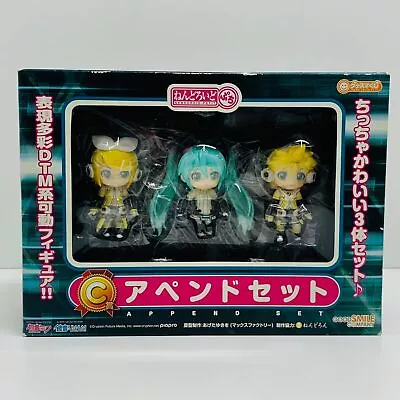 Buy Hatsune Miku Figure Miku Rin Len Append Set Nendoroid Petit Anime Japan • 9.58£