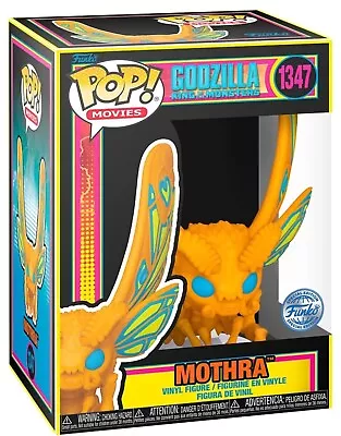 Buy Mothra (Blacklight) Godzilla Funko POP!  #1347 Special Ed  - New And Boxed Ex Co • 0.01£