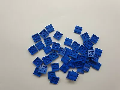 Buy LEGO 50x Plate - Building Plate 2x2 Blue 3022 Baseplate Plate • 3.27£