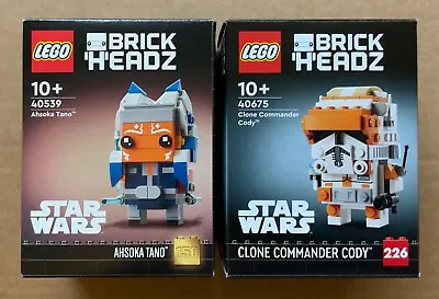 Buy 2 X Genuine Lego Star Wars Brickheadz Sets (New - Sealed - 40539/40675) • 32.99£