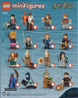 Buy Lego Minifigure, Harry Potter Series 2 - Check List, Check Sheet, Tick List • 1.35£