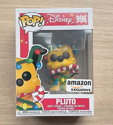 Buy Funko Pop Disney Mickey Mouse Pluto Holiday #996 + Free Protector • 34.99£