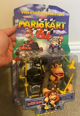 Buy Toy Biz Nintendo 64 Mario Kart Figure Go Kart Donkey Kong VERY RARE • 199.99£