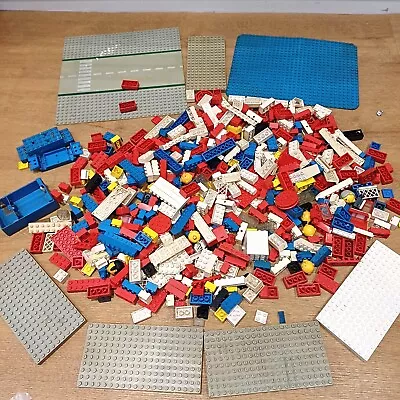 Buy Vintage LEGO Job Lot 1960s, 1970s, 1980s Bricks Bases Wheels Figures Windows • 0.99£