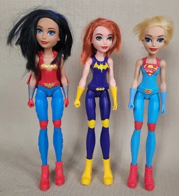 Buy DC Comics Mattel 2015 Bundle 3x Figure 12  Bat Girl Wonder Woman Super Woman • 11.95£