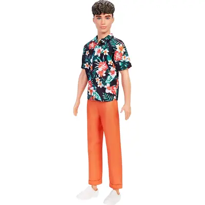 Buy Barbie Ken Fashionistas Doll #184 Hawaiian Shirt & Orange Trousers Brown Hair • 17.99£