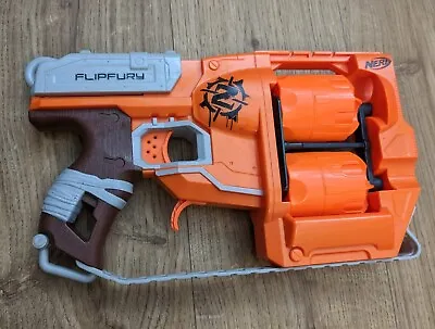 Buy Nerf Flipfury Zombie Strike Soft Dart Blaster Gun Revolving Reload Toy Free P&P • 8.99£