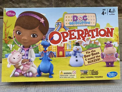 Buy Disney Jnr DOC McStuffins Operation Game By Hasbro Gaming 2013 4yrs+ Complete • 11.99£