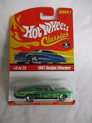Buy Hot Wheels 2005 Classics Series 1, 1967 Dodge Charger Green Sealed In Card • 5.99£