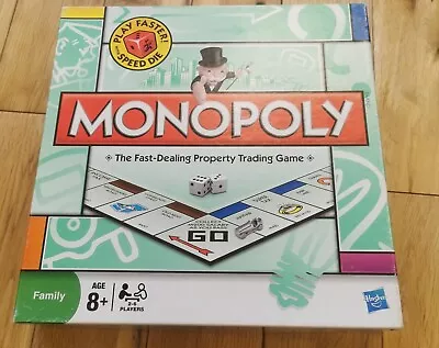 Buy Hasbro Classic Monopoly Board Game With Play Faster Speed Die (2009) Complete • 12.99£