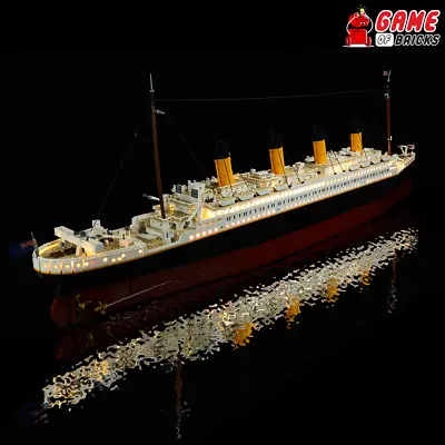 Buy LED Light Kit For Titanic - Compatible With LEGO® 10294 Set (Classic Version) • 51.97£