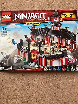 Buy Lego Ninjago Monastery Of Spinjitzu 70670, ALL MINIFIGURES, 100% COMPLETE • 101.99£