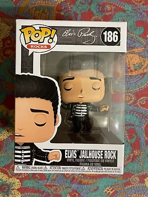 Buy Funko Pop! Rocks (186) Elvis Jailhouse Rock Vinyl Figure Music Elvis Presley • 32.79£