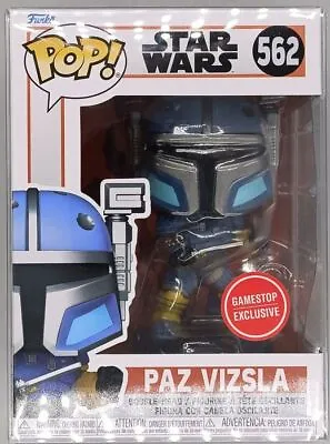 Buy #562 Paz Vizsla - Star Wars The Mandalorian Funko POP With POP Protector • 29.99£