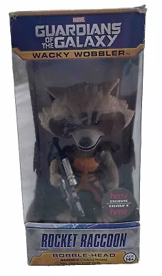 Buy Funko Wacky Wobbler Bobble Head Figiure Guardians Of The Galaxy Rocket Raccoon • 9.99£