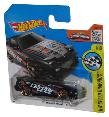 Buy Hot Wheels HW Speed Graphics (2015) Black '96 Nissan 180SX Type X Toy Car 1/10 • 17.18£