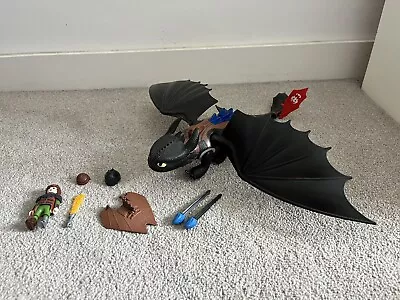Buy Playmobil How To Train Your Dragon Toothless & Hiccup Set 9246 • 30£
