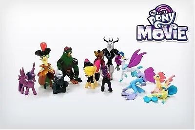 Buy My Little Pony Movie Friendship Is Magic Pony 3 Cake Toppers Set Of 12 Figures • 9.99£