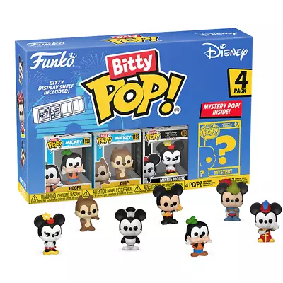 Buy Funko Bitty POP! Disney Goofy Mickey 4-pack Vinyl Figures New • 13.59£