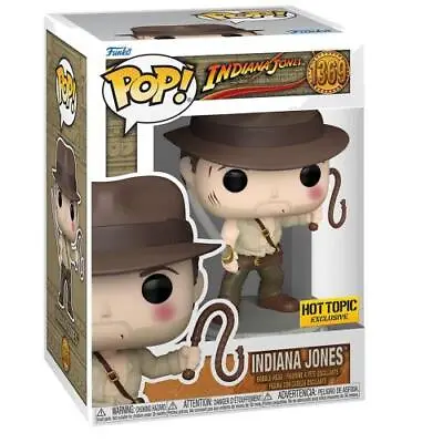 Buy Funko Pop: Indiana Jones: Tod - Indiana Jones W/whip %au% • 25.19£