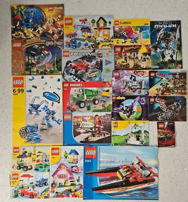 Buy 19x Lego Instruction Manual Bundle +1x 1995 Catalogue. See Description For P/Ns • 5£