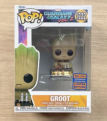 Buy Funko Pop Guardians Of The Galaxy Vol 2 Groot With Bomb #1222 + Free Protector • 34.99£