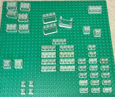 Buy Vintage Lego Transparent Bricks/slopes/windscreens 44 Pieces From 1970's Sets • 8£