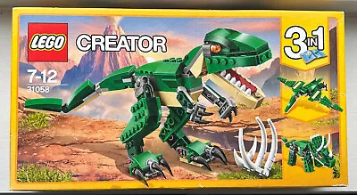 Buy LEGO Creator 31058 Mighty Dinosaurs (Green Issue) 3 In 1 Model Set Unopened • 9.99£